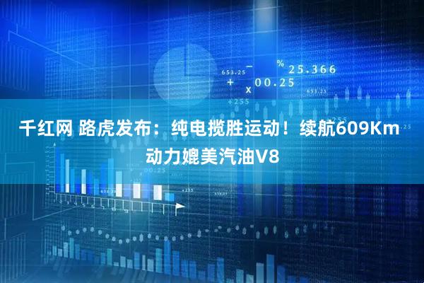 千红网 路虎发布：纯电揽胜运动！续航609Km 动力媲美汽油V8
